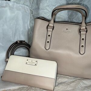 Kate Spade Evangelie Handbag and Wallet Bundle